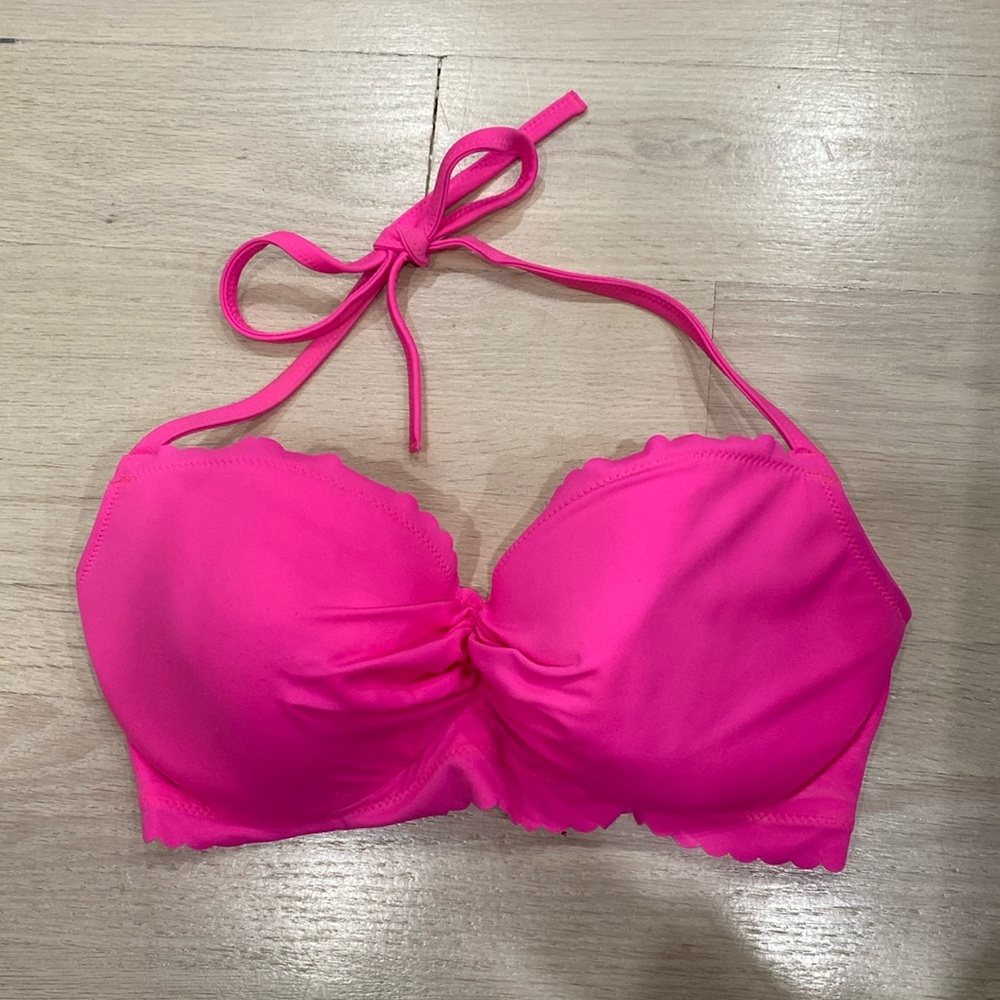 Victoria Secret Hot Pink Bikini Top - 36D